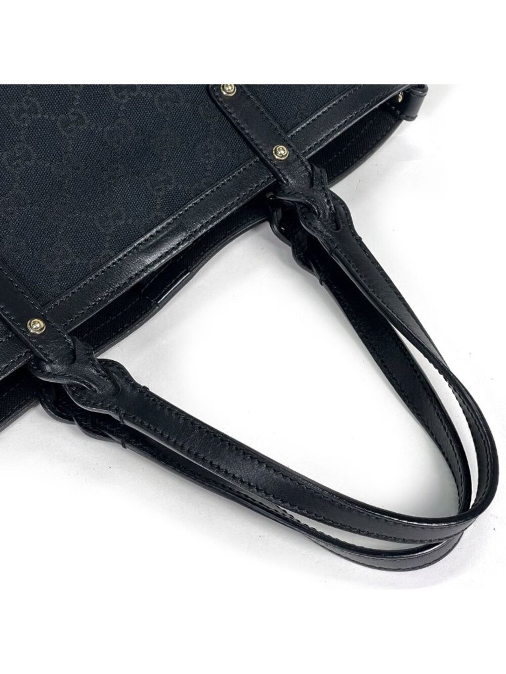 Gucci Handbag GG Pattern Canvas Black - Picture 5 of 6